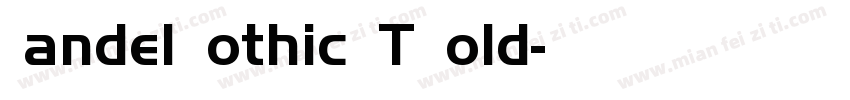 Handel Gothic LT Bold字体转换